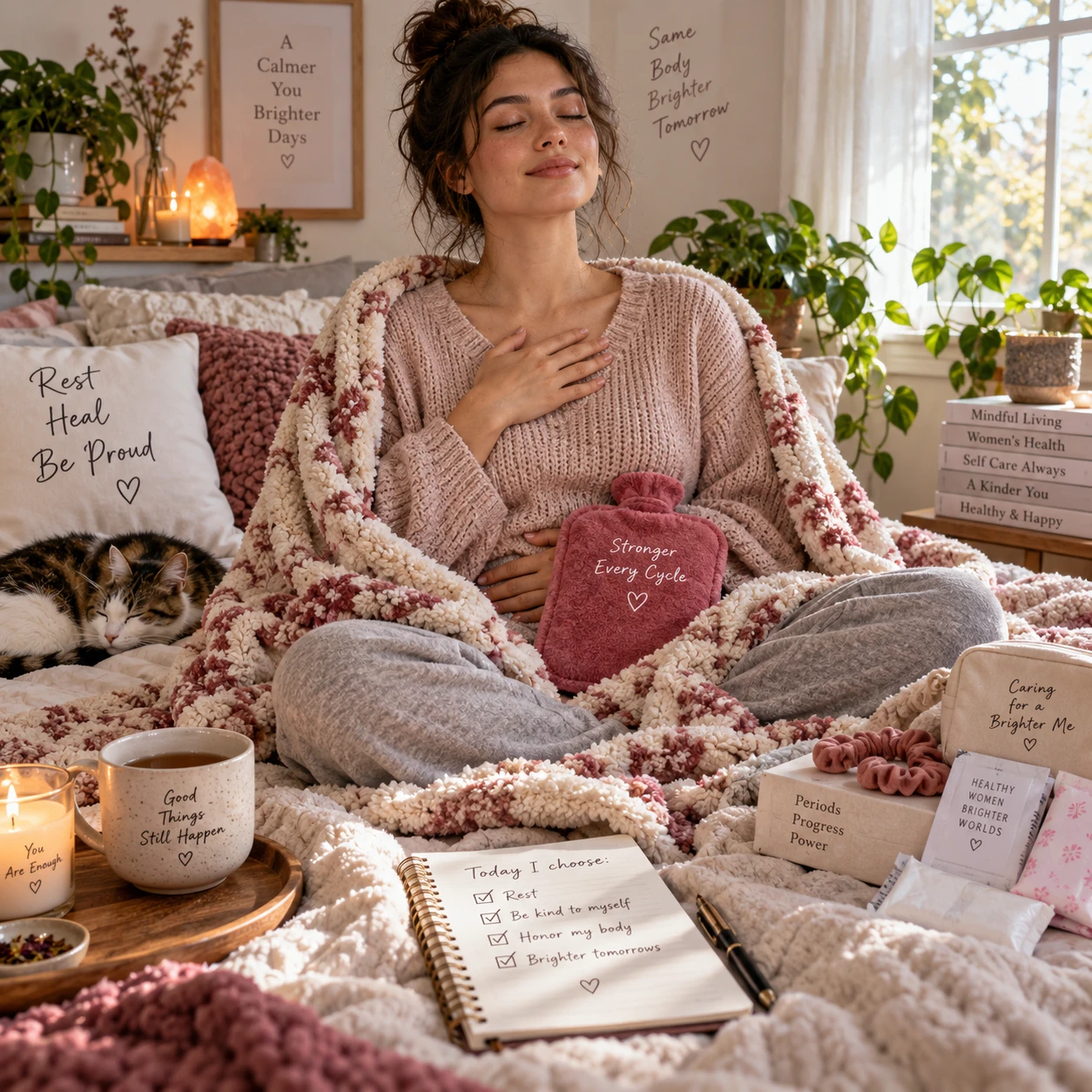 Mindfulness y meditación durante la menstruación: prácticas para cuidarte